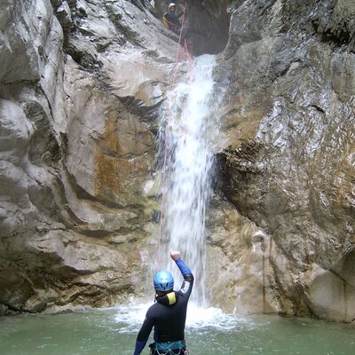 Aree canyoning su cascata