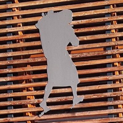 Dettaglio della facciata del museo della casa Clautana